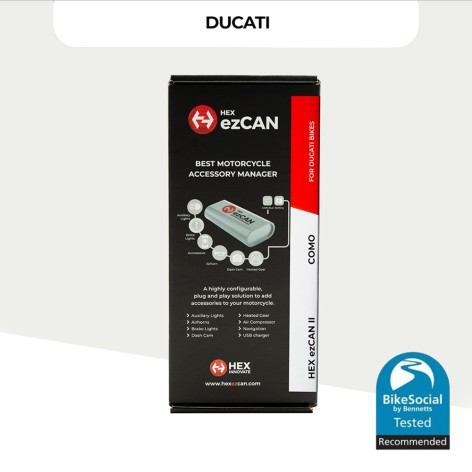 HEX ezCAN Como for Ducati Bikes