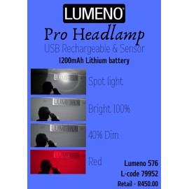 Lumeno Pro Max Headlamp