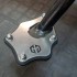 Side stand foot enlarger/extender for BMW R1200/1250GS LC (K50) with lowered suspension only