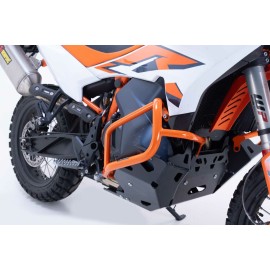 SW-Motech KTM 790 / 890 Adventure / R / Husqvarna 901 Bottom Crash Bars ORANGE (23-Onwards)
