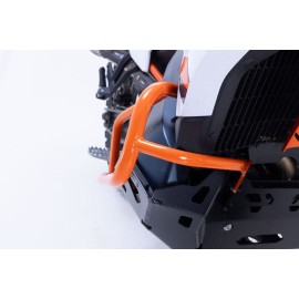 SW-Motech KTM 790 / 890 Adventure / R / Husqvarna 901 Bottom Crash Bars ORANGE (23-Onwards)