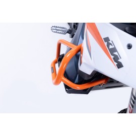 SW-Motech KTM 790 / 890 Adventure / R / Husqvarna 901 Bottom Crash Bars ORANGE (23-Onwards)