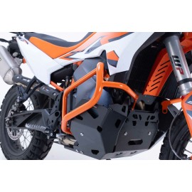 SW-Motech KTM 790 / 890 Adventure / R / Husqvarna 901 Bottom Crash Bars ORANGE (23-Onwards)