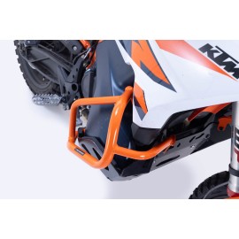 SW-Motech KTM 790 / 890 Adventure / R / Husqvarna 901 Bottom Crash Bars ORANGE (23-Onwards)