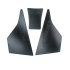 Rubbatech R1300GSA Knee pads & Tank Pad Set