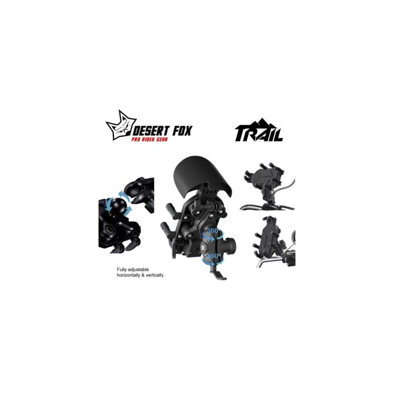 Desert Fox Trail Motorcycle Cell Phone Holder
