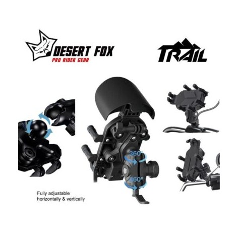 Desert Fox Trail Motorcycle Cell Phone Holder