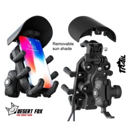 Desert Fox Trail Motorcycle Cell Phone Holder