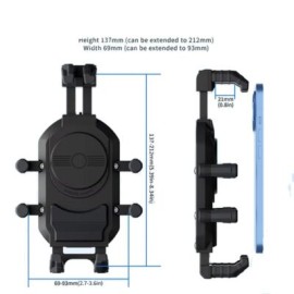 Desert Fox Trail Motorcycle Cell Phone Holder