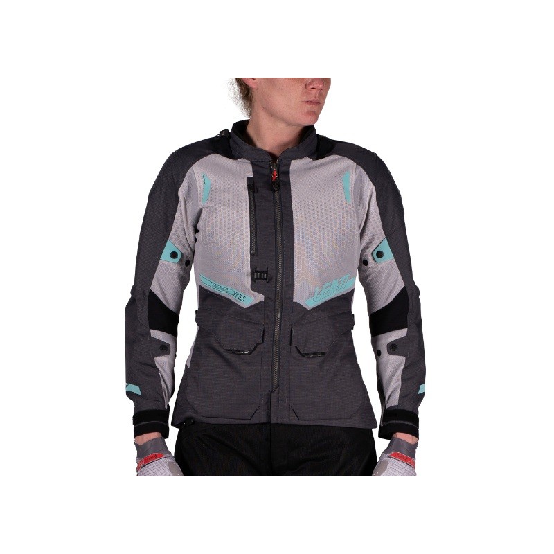 Leatt Jacket ADV FlowTour 5.5 Iron Grey - Women