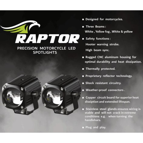 Desert Fox Raptor LED Spot Light Kit