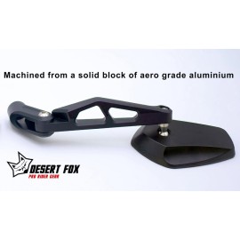Desert Fox Pro Aluminium Folding Motorcycle Mirror Set : Universal