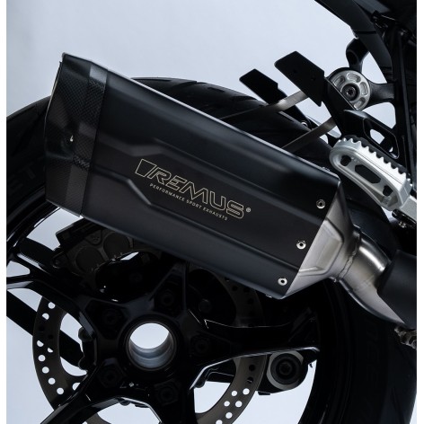 REMUS 8 2.0 Slip On Sport Exhaust BWM R 1300 R, GS & Adventure, Stainless steel black coated, RACING