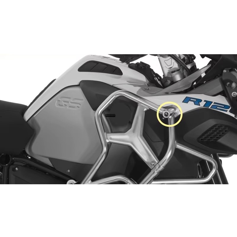 Crash Bar Upper Bolt Spot Light Bracket for R1200GSA / R1250GSA