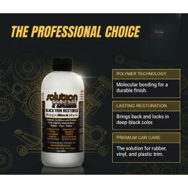 Solution Finish Black Trim Restorer 354ml