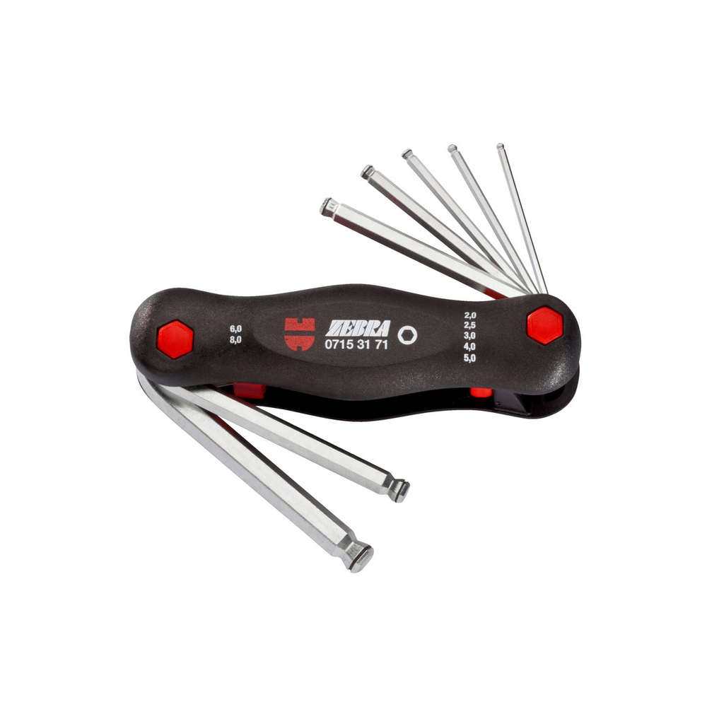 Wurth ALLEN KEY SET WITH BALL HEAD 2.0 - 8MM