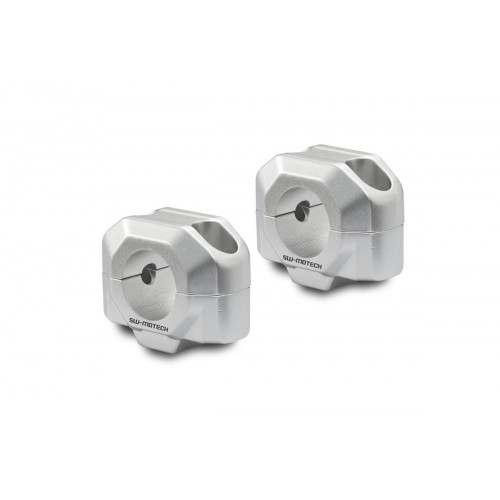 Handlebar Riser - 20mm Height (Silver) (KTM1190 + CRF 1000L)