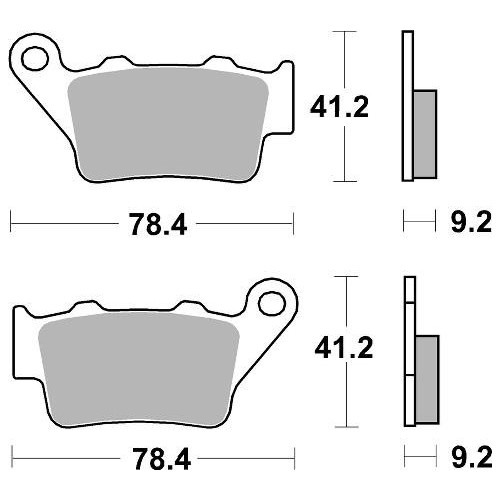 SBS Rear Brake Pad F650/700/800GS/S1000RR/XT660