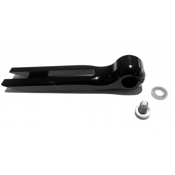 Black Replacement end piece with screw and washer (Each)