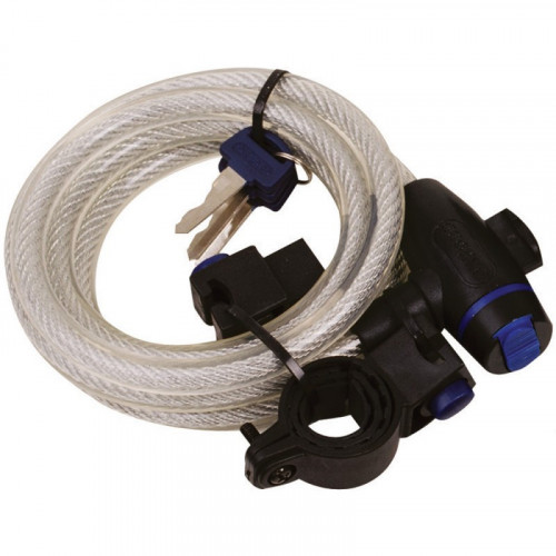 Oxford Cable Lock Clear