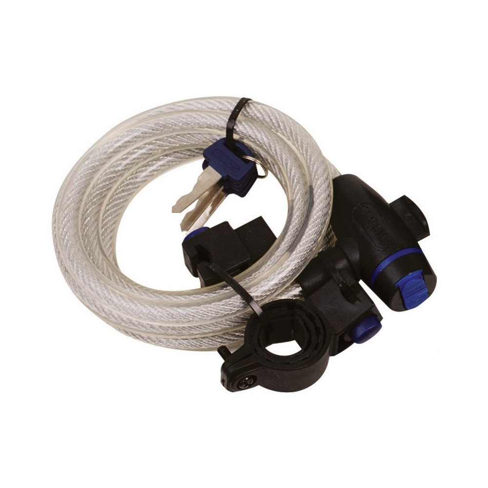 Oxford Cable Lock Clear