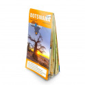 Tracks4Africa Traveller Paper Map of Botswana
