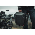 PRO Rearbag tail bag - 1680D Ballistic Nylon Black/Anthracite. 22-34 L