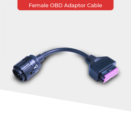 GS-911 Female OBD Adaptor Cable (10-pin adapter for OBD-II)