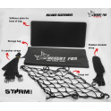 Motorcycle Adventure Dry Bag & Cargo Net Desert Fox Storm 380
