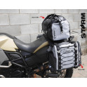 Motorcycle Adventure Dry Bag & Cargo Net Desert Fox Storm 380