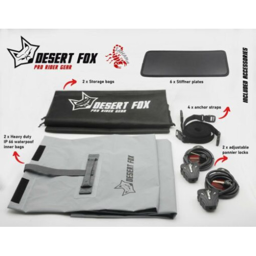 Desert Fox Sahara Motorcycle Saddle Bags